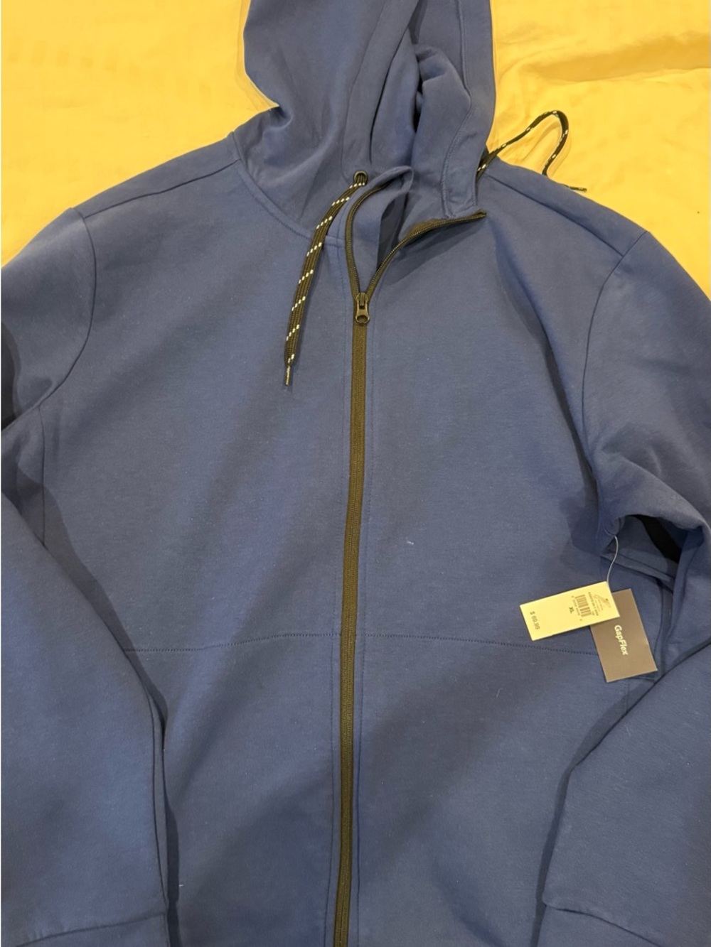 GAP Navy Blue Full-Zip Hooded Performance Jacket
